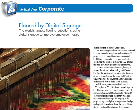 FLOORED BY DIGITAL SIGNAGE