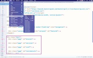 Folding levels: Folding to different levels using the keyboard bindings enables you to visualise the structure of your code quickly