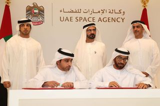 UAE Space Agency meeting.