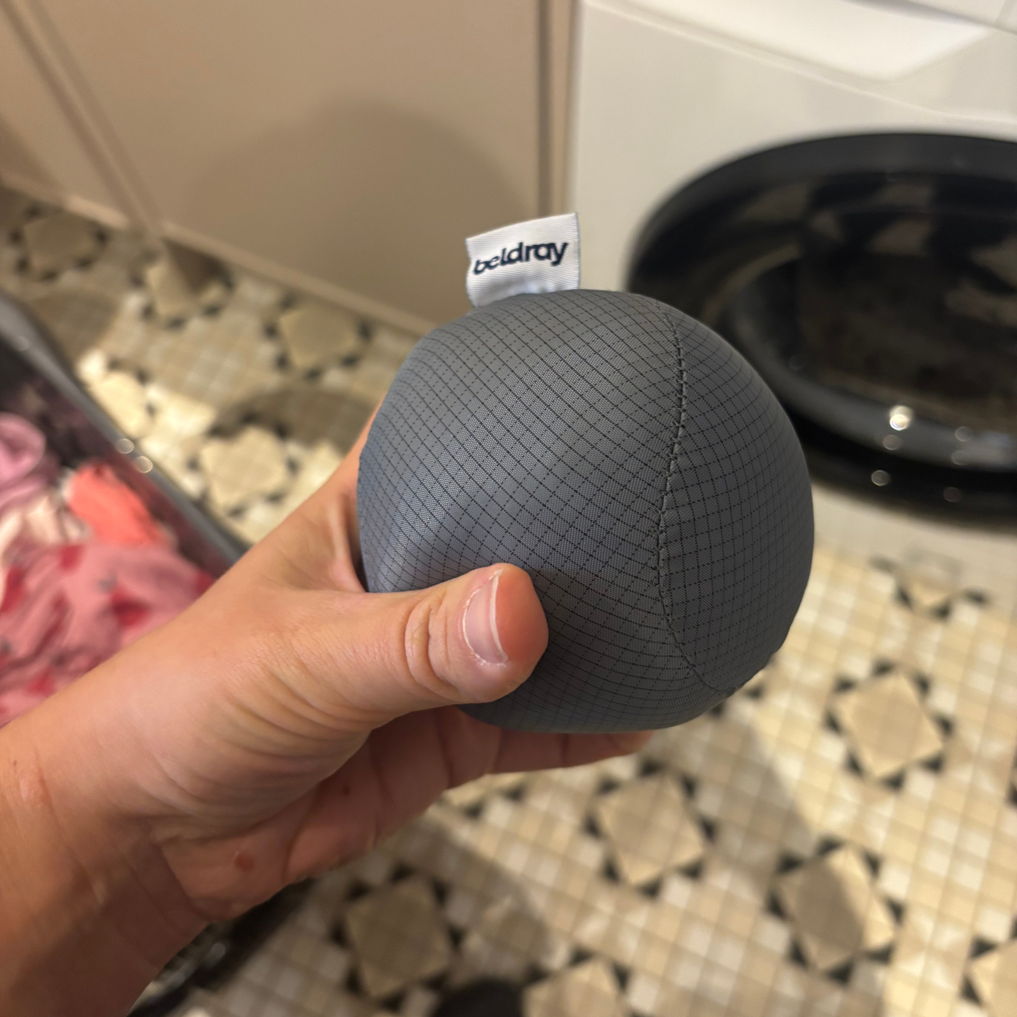 beldray tumble dryer balls in a laundry room
