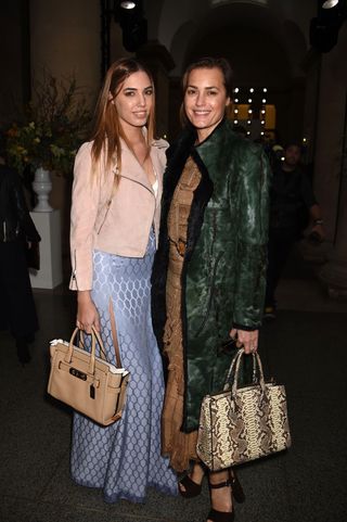 Amber Le Bon & Yasmin Le Bon On The London Fashion Week FROW
