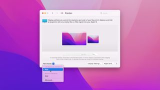 Screenshot of Universal Control feature in macOS