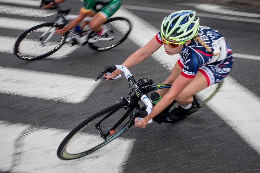 Kendall Ryan (TIBCO) making her way through the first turn