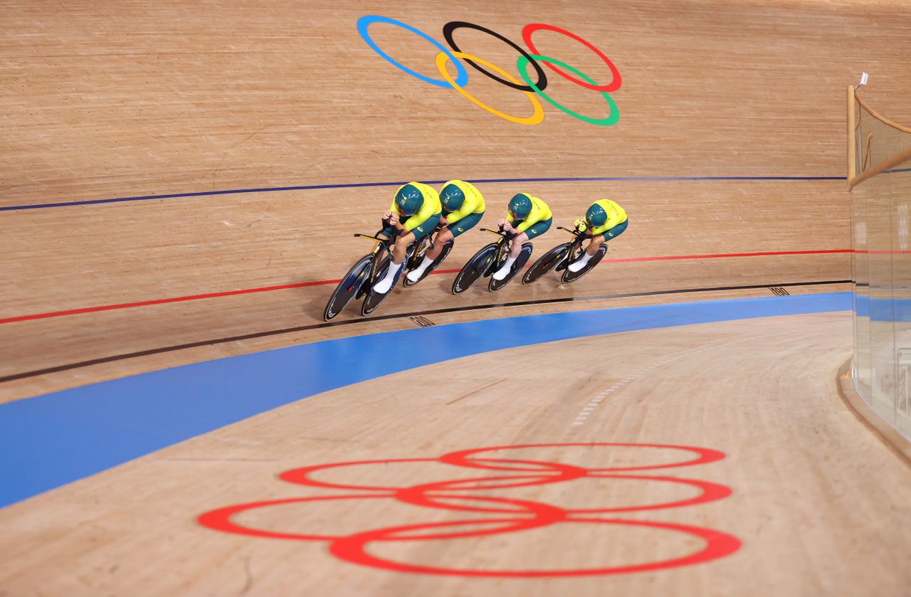 Women's Team Pursuit qualifying Tokyo Olympics 2021