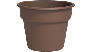 Brown flower pot