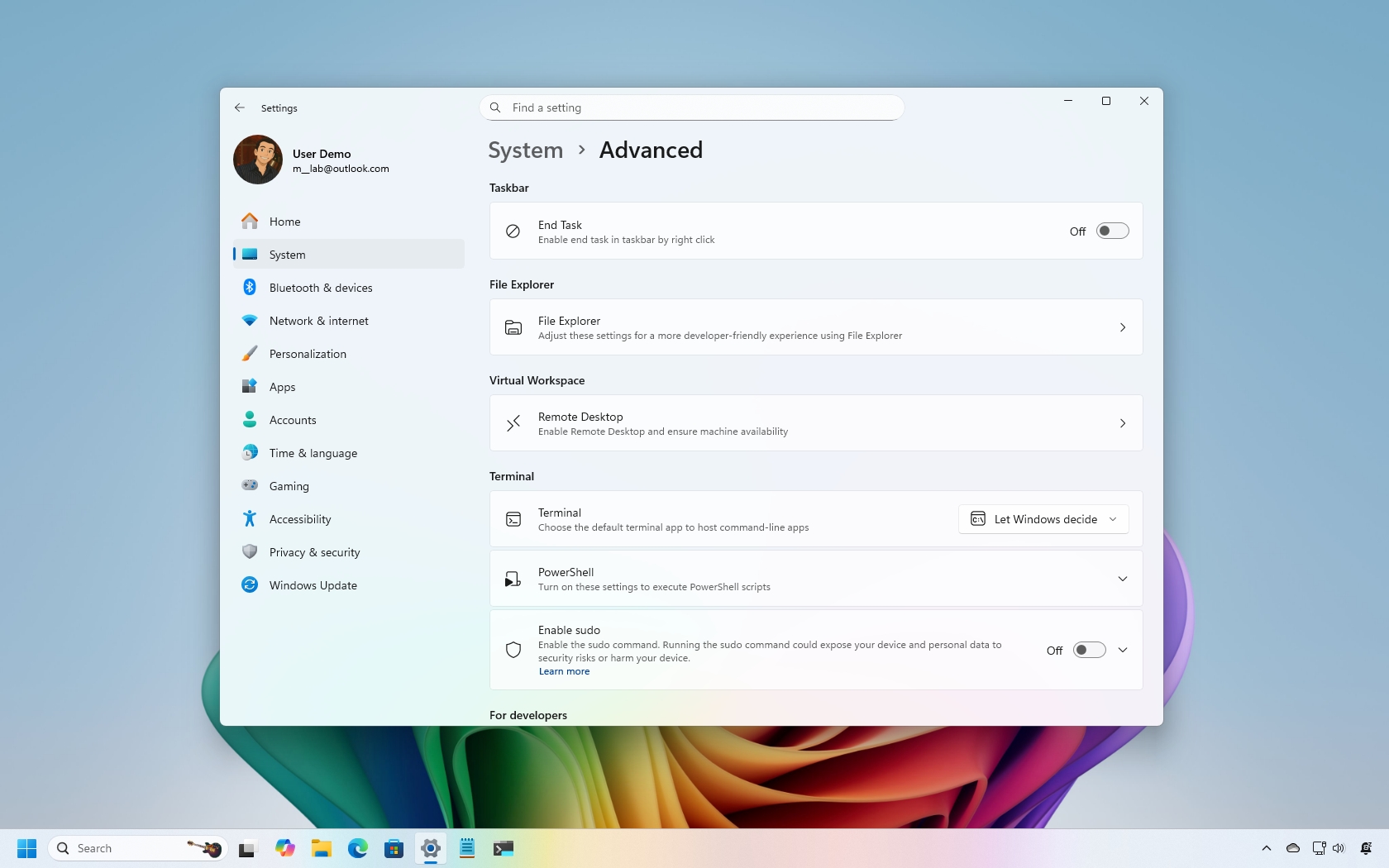 Windows 11 Insider changes for September