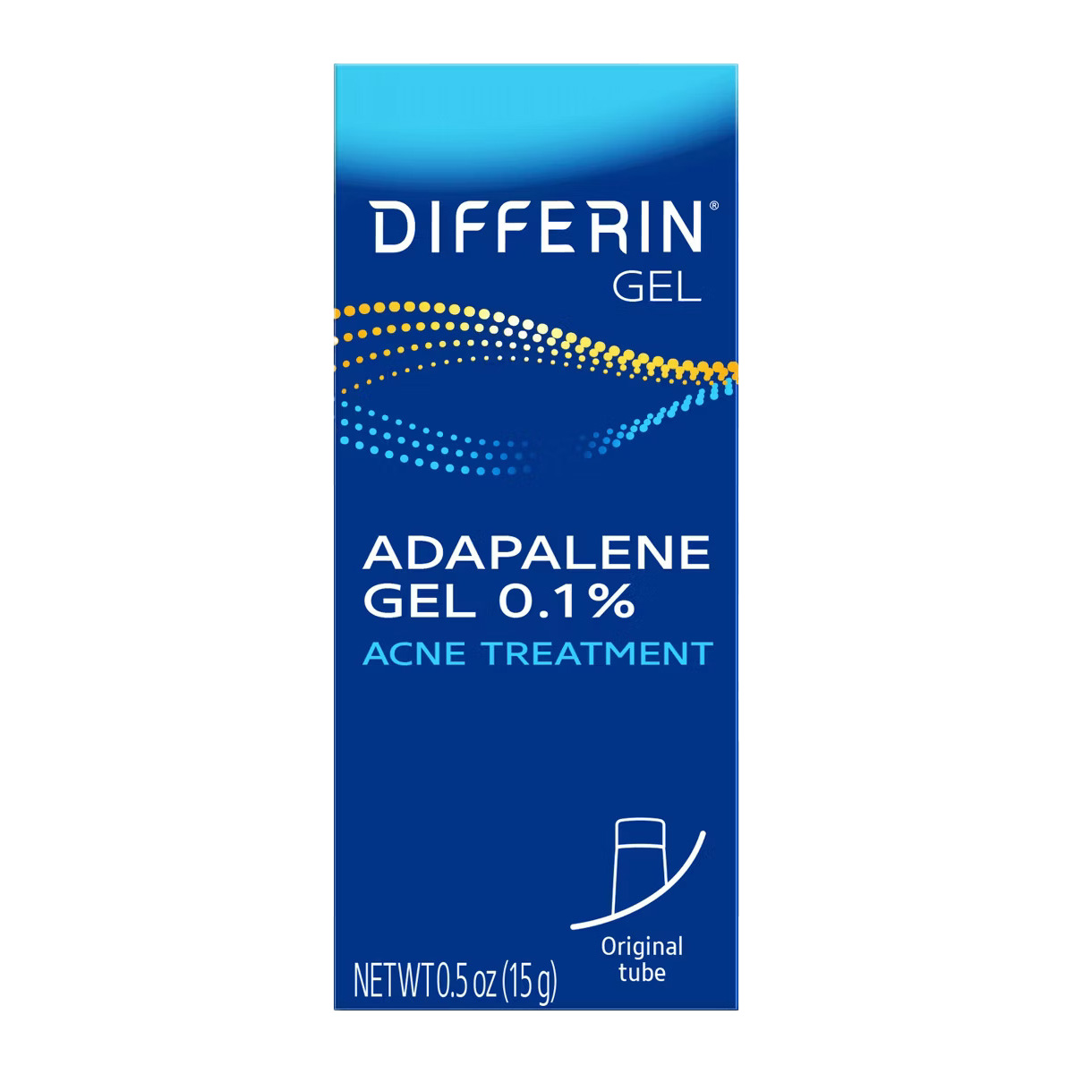 Differin Retinoid Adapalene Gel 0.1% Acne Treatment for Face and Body - 15g: Fragrance-Free, Dye-Free, Phthalate-Free