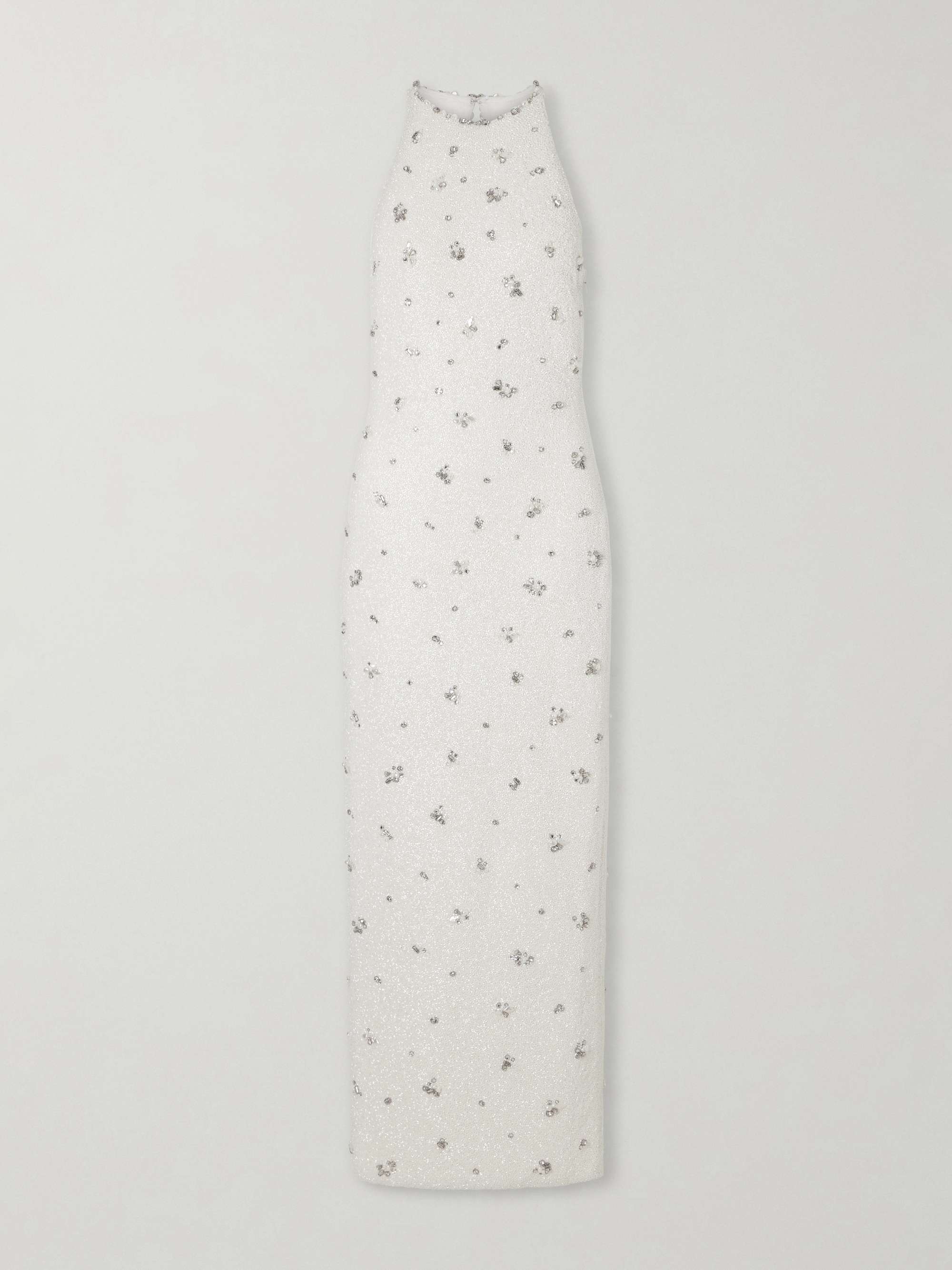 Diamond Embellished Tulle Gown