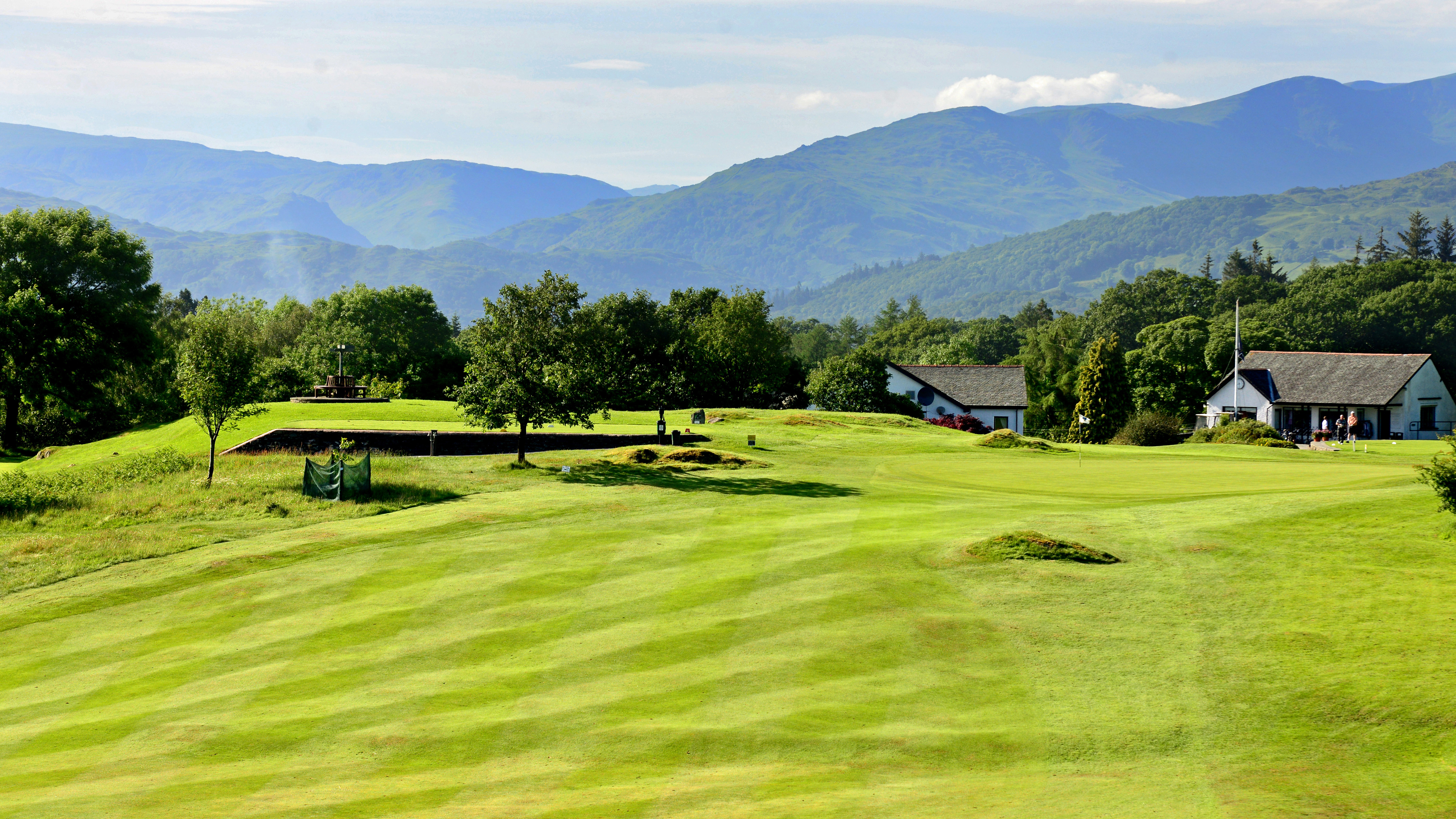 Looking towards the hills at Windermere Golf Club