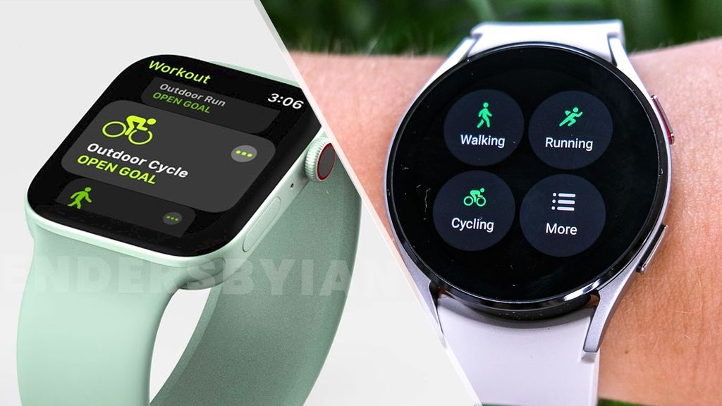 galaxy watch vs apple watch 4