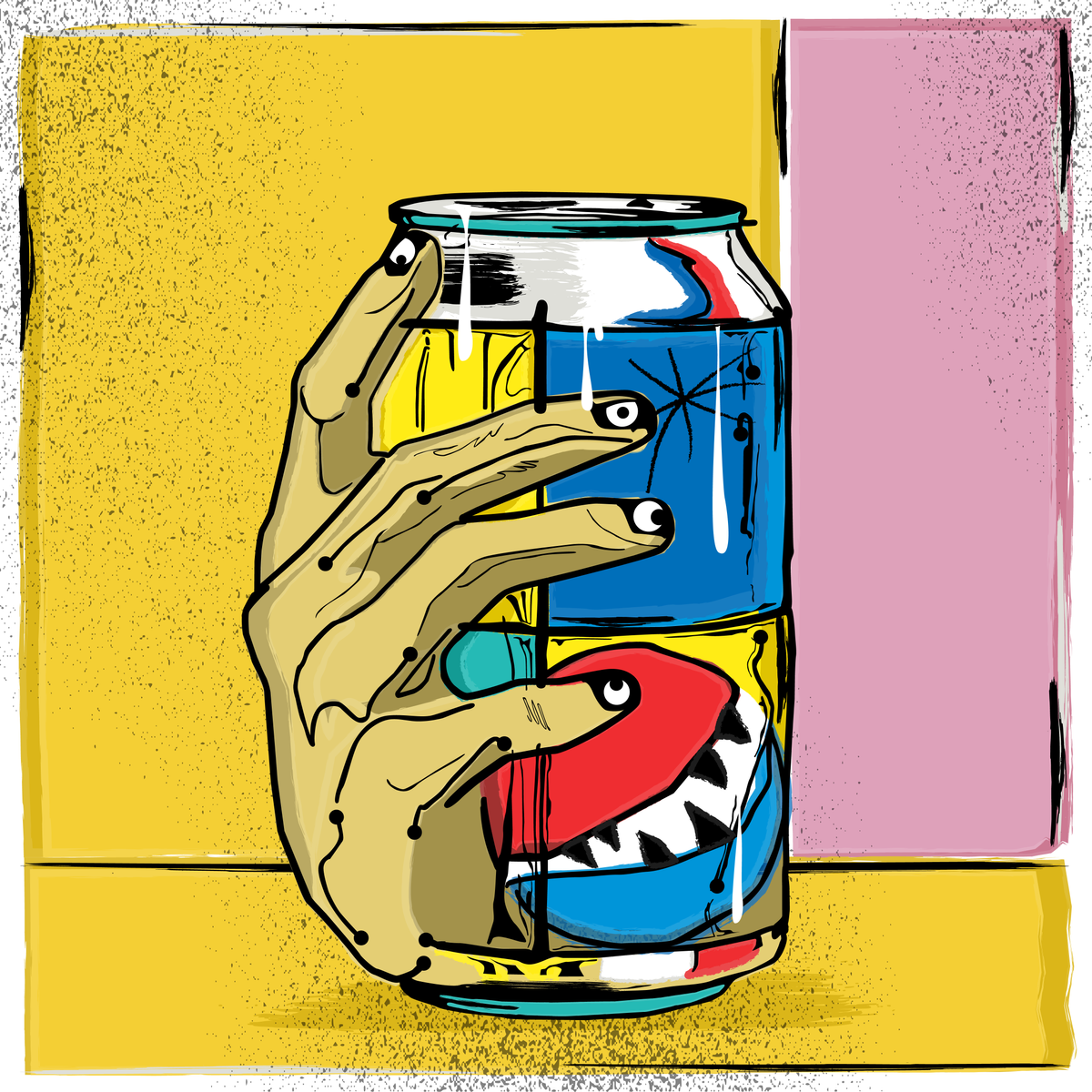 Surrealist rendition of the Pepsi logo by DAV091