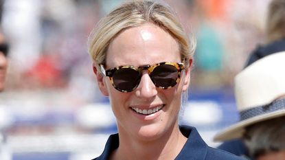 Zara Tindall attends day 3 of The Festival of British Eventing at Gatcombe Park on August 5, 2018