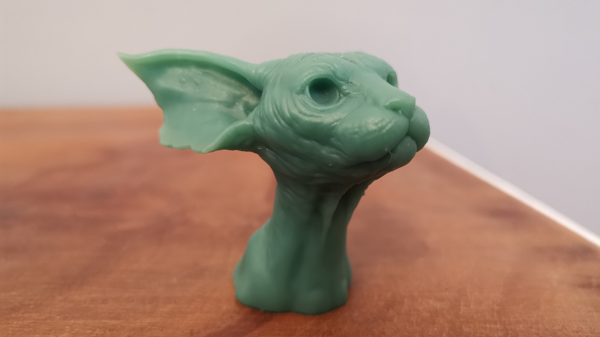 A Sphynx cat printed on the Formlabs Form 3