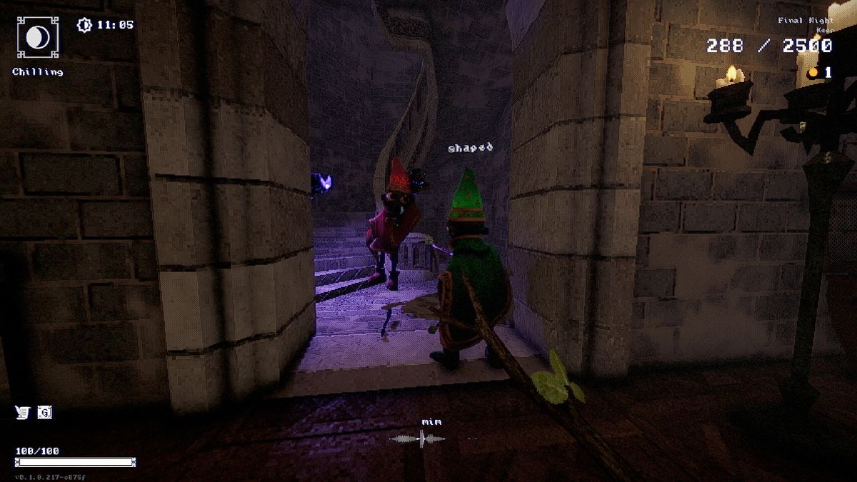 Fighting in the stairwell
