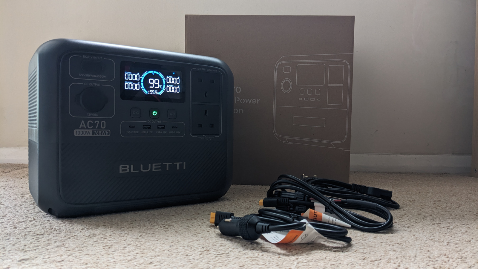 Bluetti AC70 portable power station review