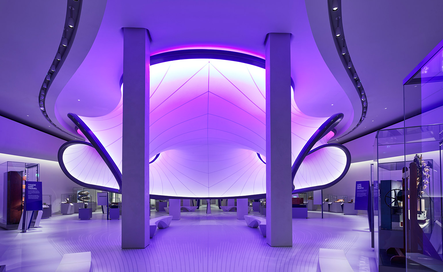 An interior view