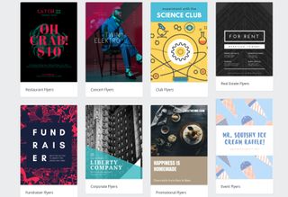 Canva has thousands of templates to use for your marketing material