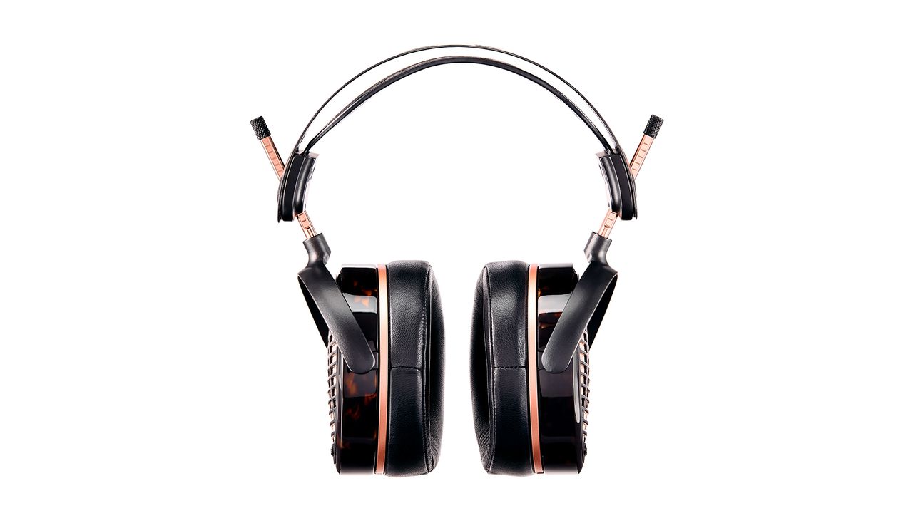 A selection of three different Audeze headphones.