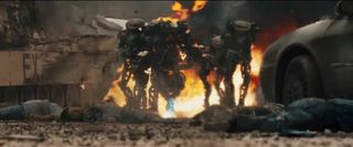 Alien foot soldiers menace humankind in the 2011 film 'Battle: Los Angeles.'