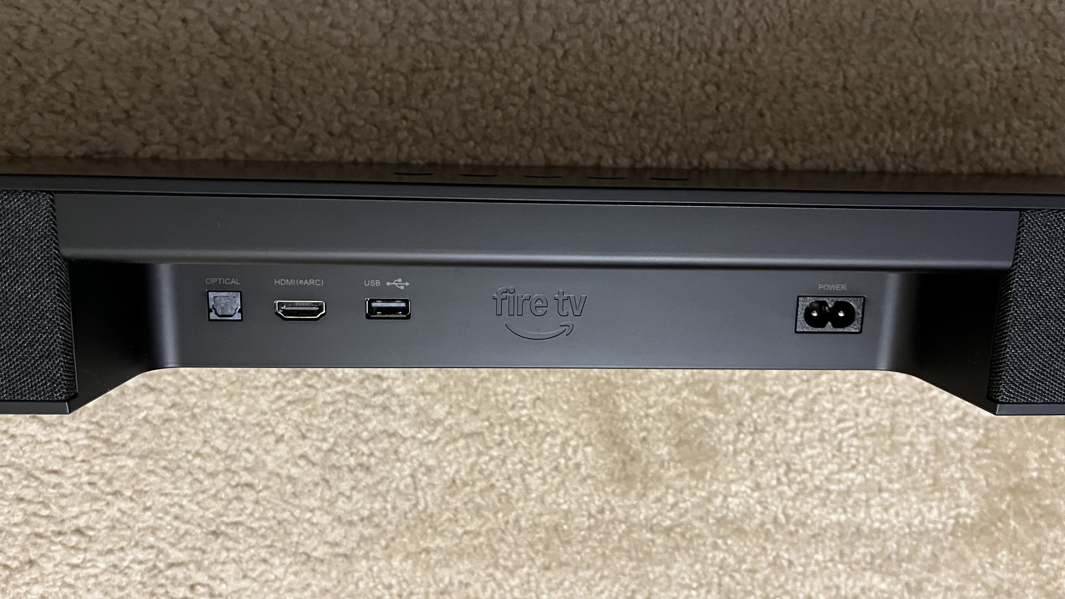 Amazon Fire TV Soundbar Plus rear ports