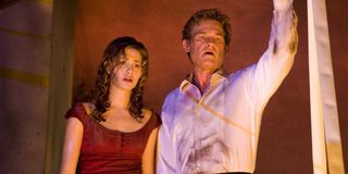 Emmy Rossum and Kurt Russell in Poseidon