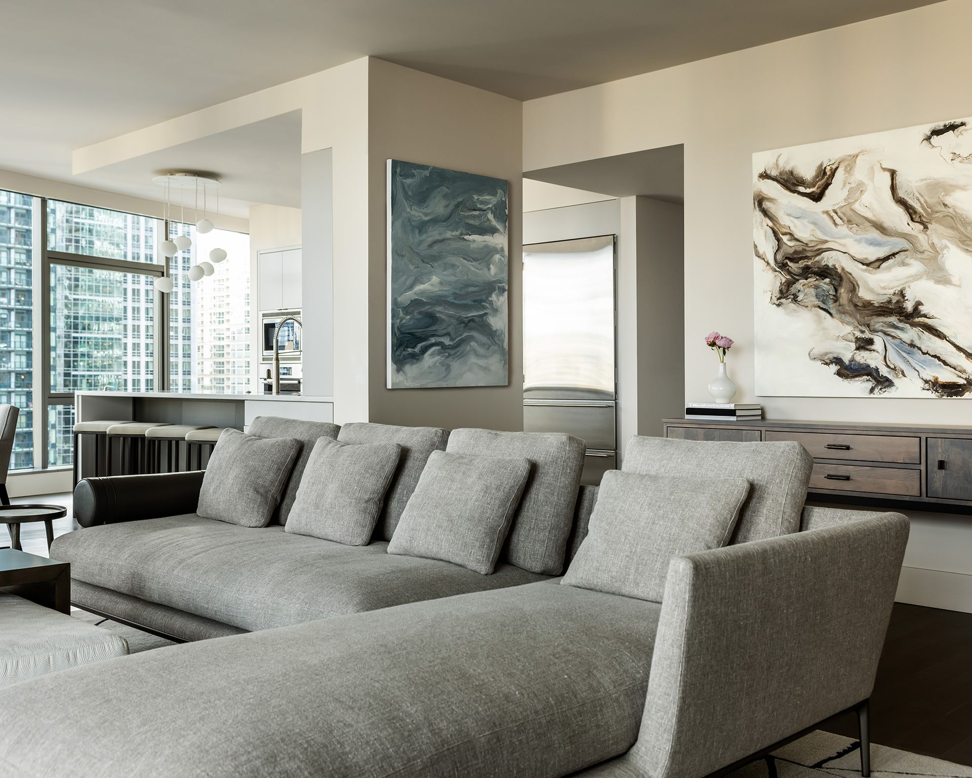 A modern condo with a beautifully balanced interior scheme | Homes ...