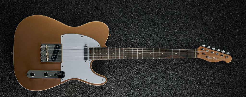 Harley Benton strikes gold for its 25th Anniversary, debuting a Firemist finish and high-quality ...