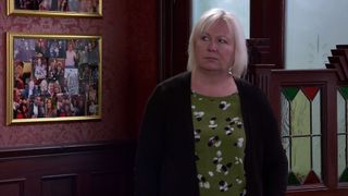 Eileen is baffled by Sean's behaviour in the Rovers.