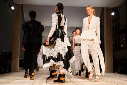 Alexander McQueen S/S 2020 women's at Paris Fashion Week
