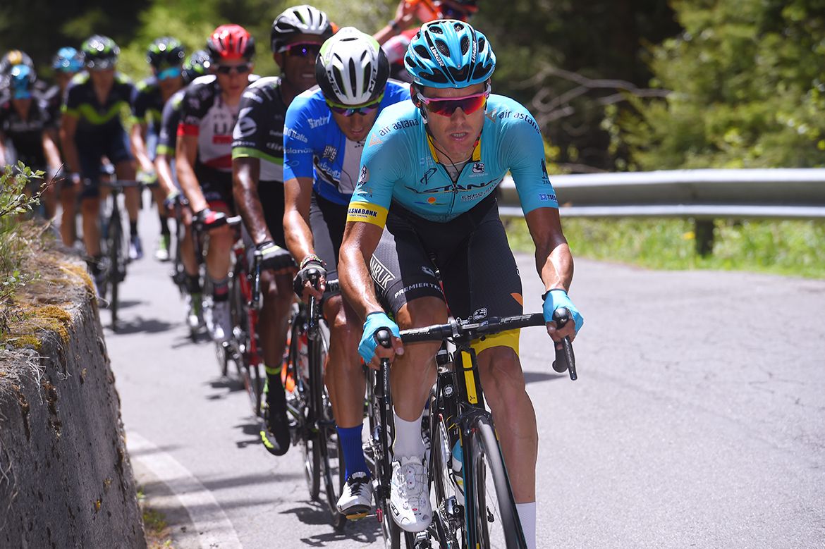 Luis Leon Sanchez (Astana) in the breakaway
