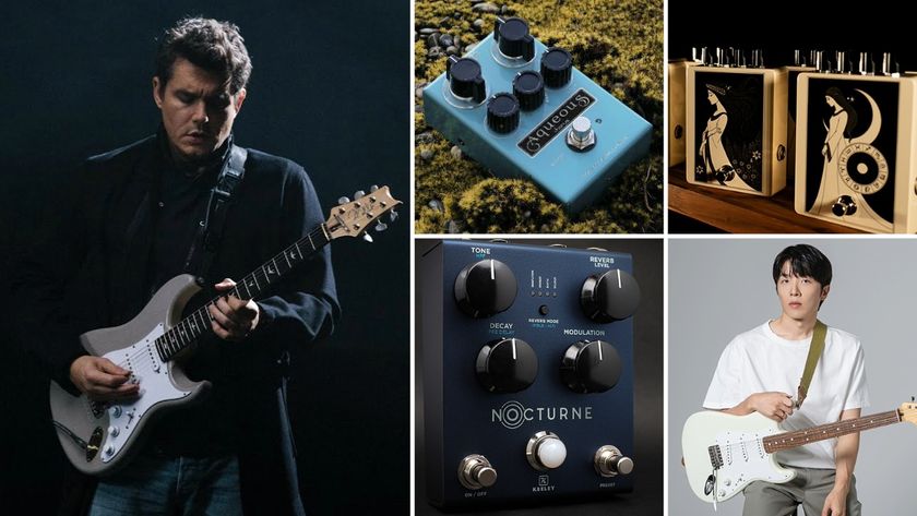 John Mayer, J. Rockett Aqueous, Red Witch Cybellium, Keeley Nocturne, Fender JUKJAE Stratocaster Baggy