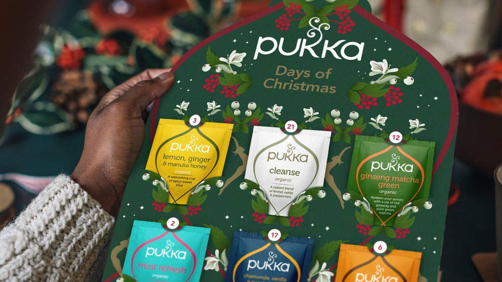 This amazing Pukka tea advent calendar is 50% off TODAY ONLY Marie