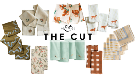 an assortment of cloth napkins