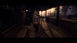 A character walking around in Until Dawn.