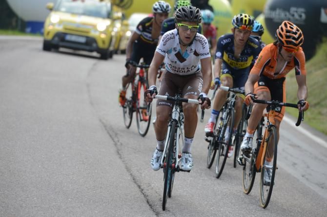 Domenico Pozzovivo (AG2R La Mondiale) goes on the attack