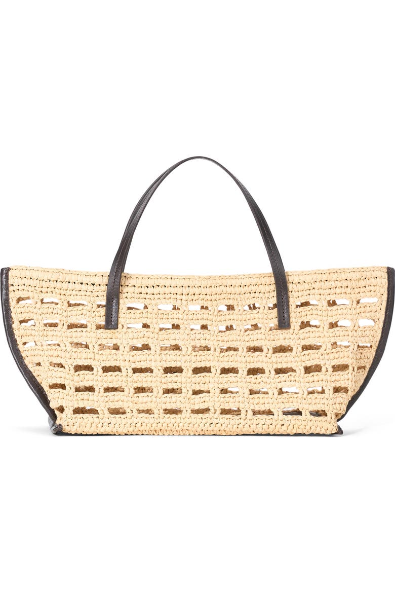 Mini Christos Raffia Tote