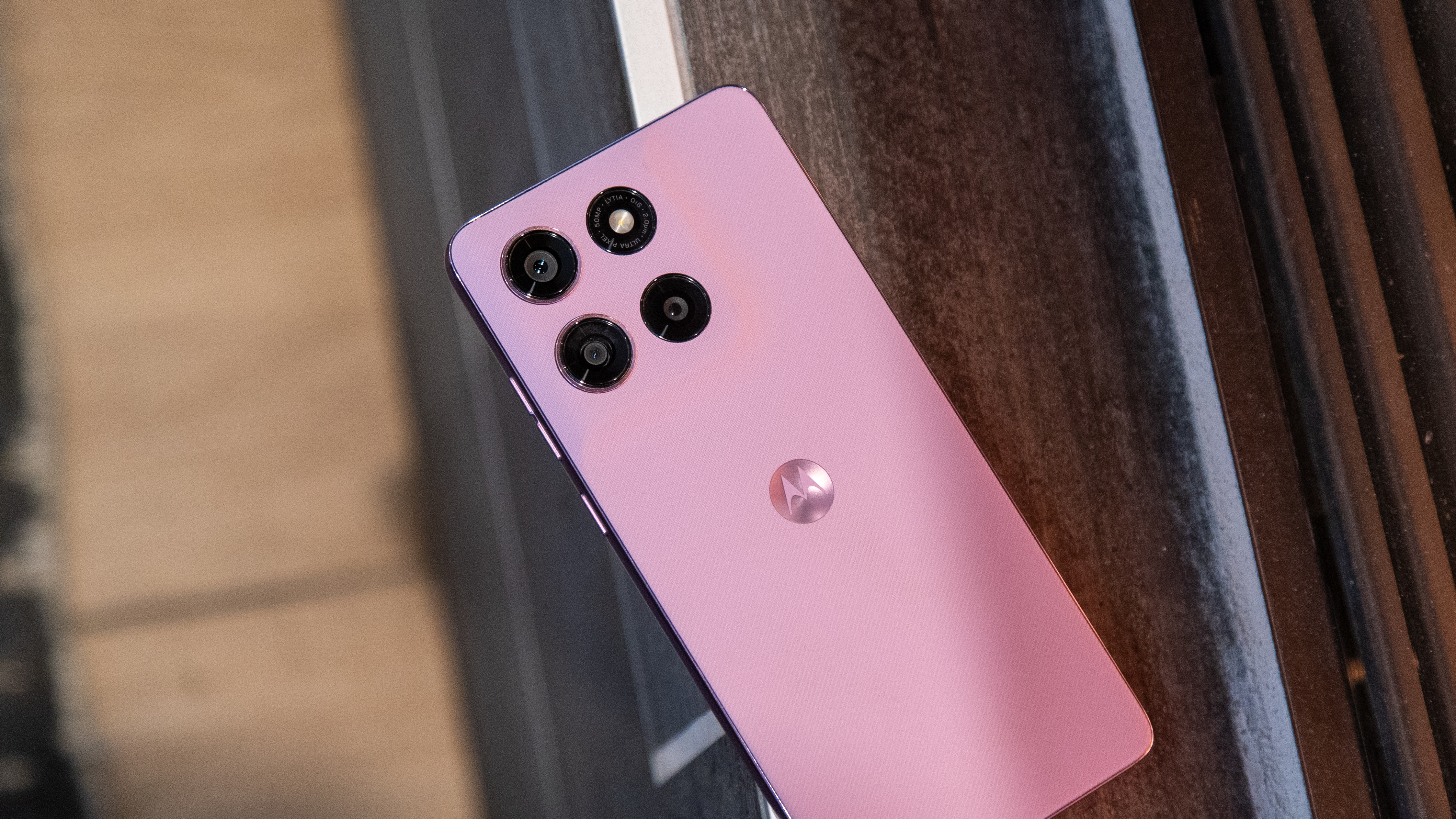 Moto G Stylus 2026 on a ledge