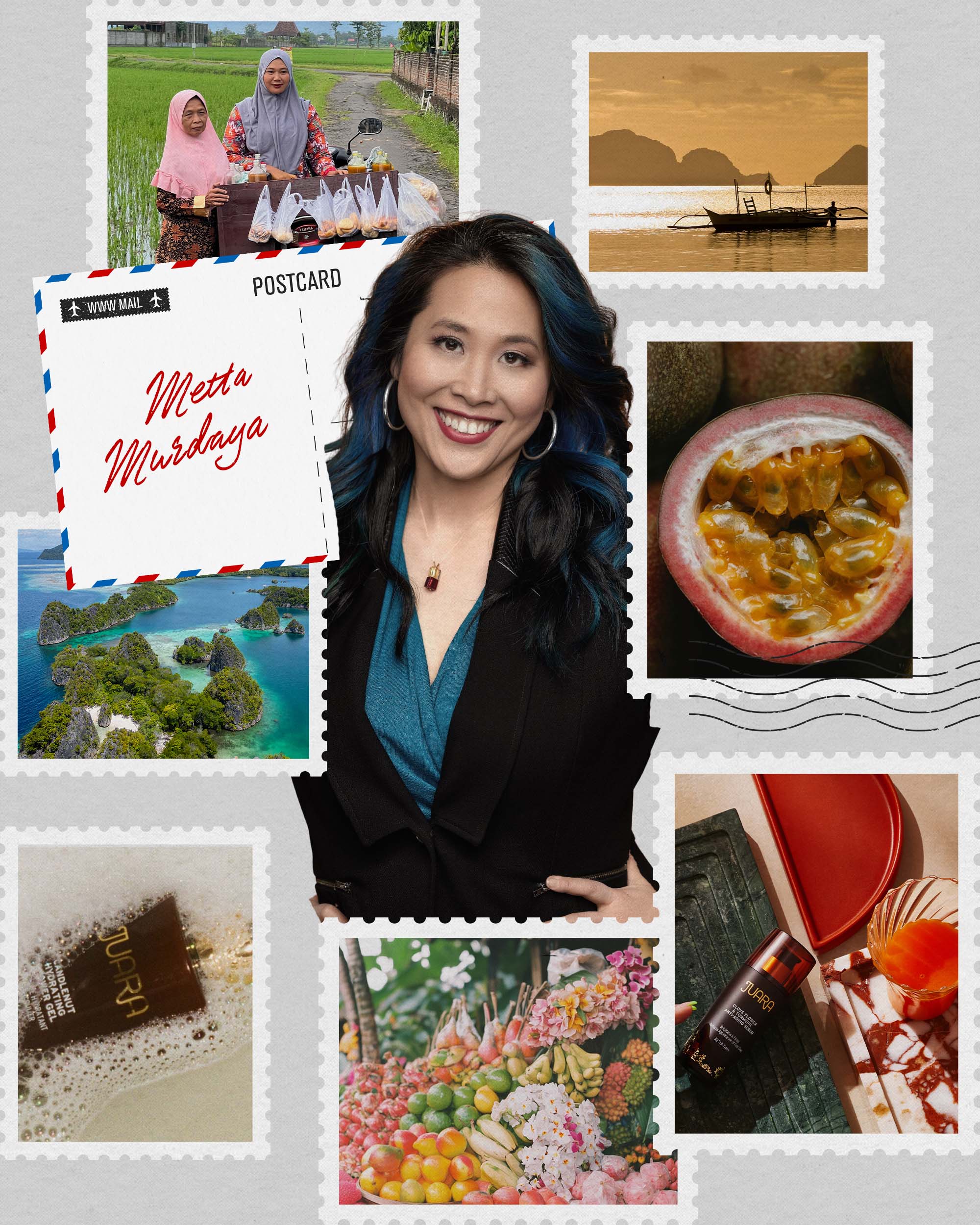 Worldly Beauty Collage: Metta Murdaya; Indonesian Beauty
