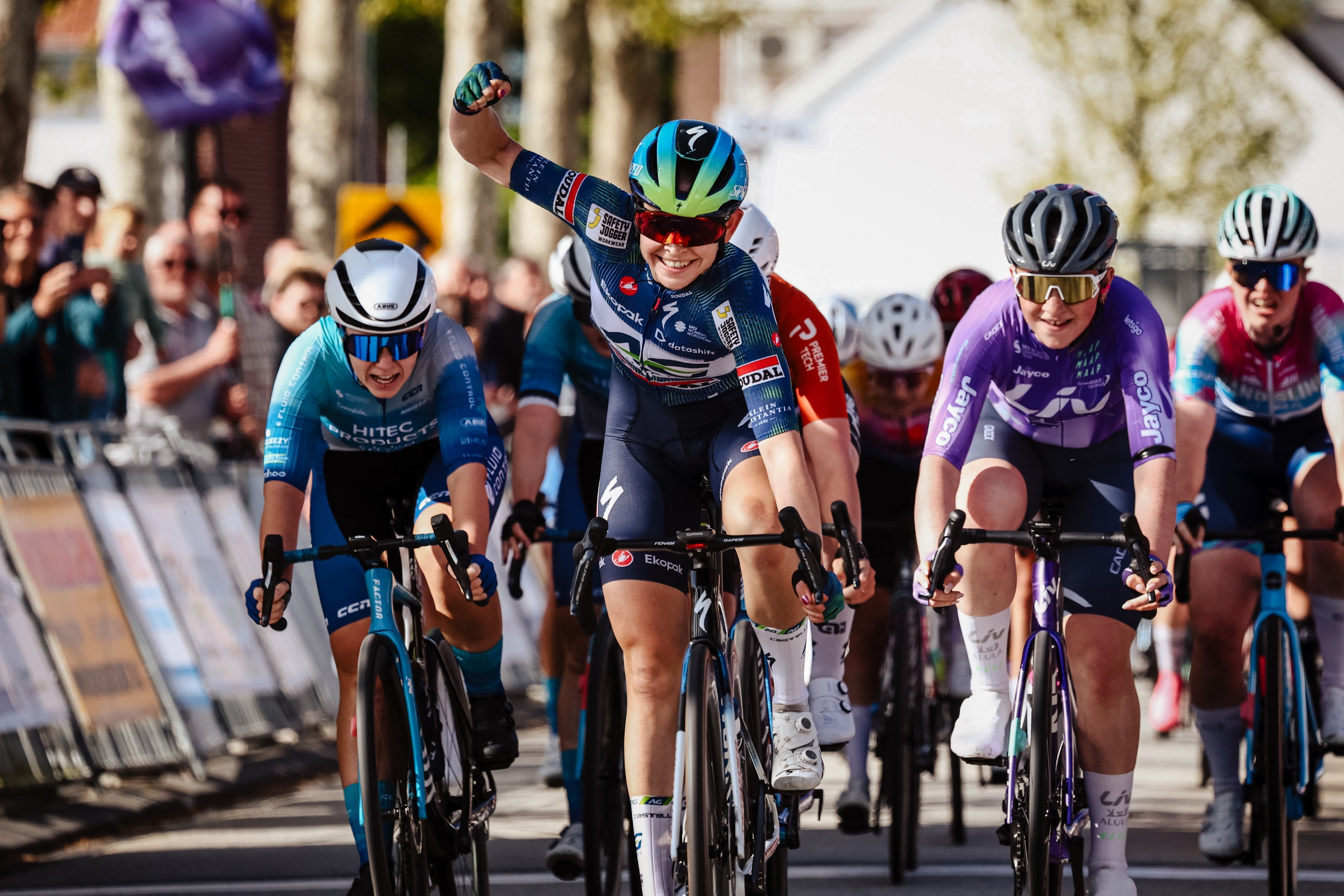 Nicole Steigenga takes victory at the 40th EPZ Omloop van Borsele Women