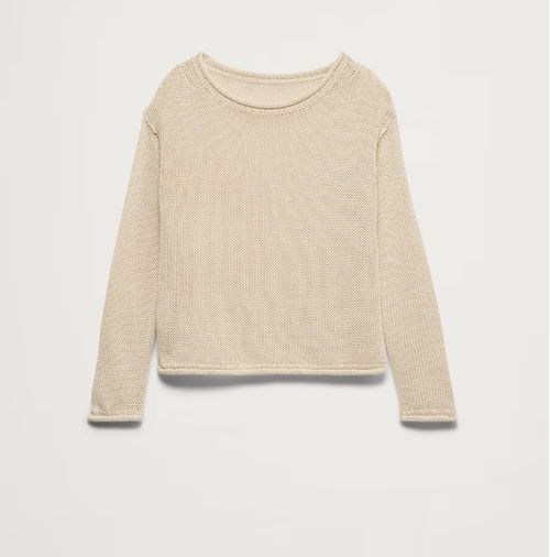 Heirloom Linen Boatneck Sweater