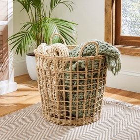 Paper Rope Fisherman Basket