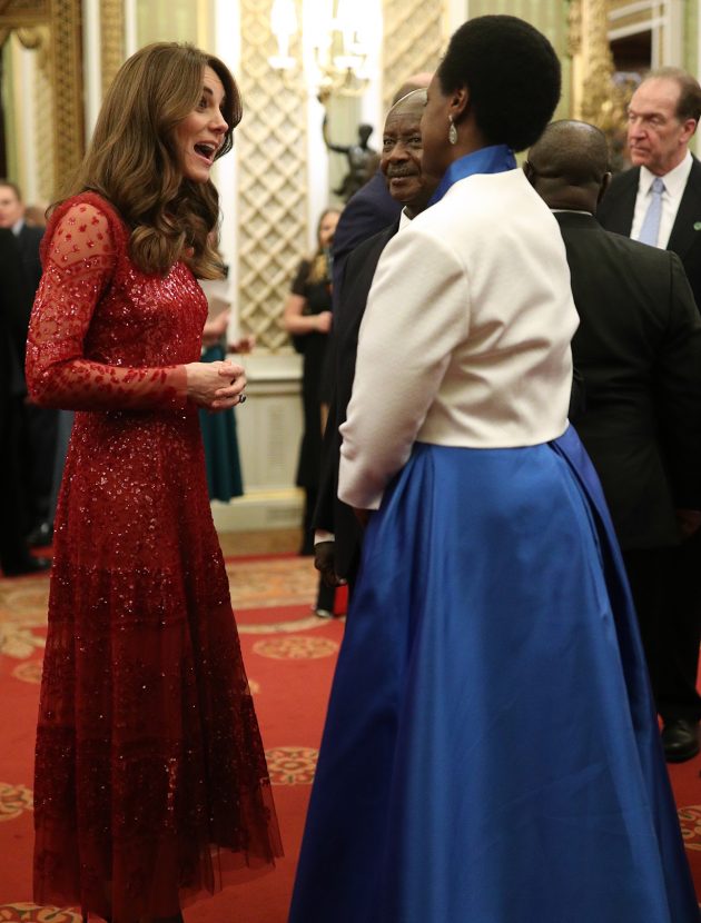 duchess cambridge needle thread gown royal reception