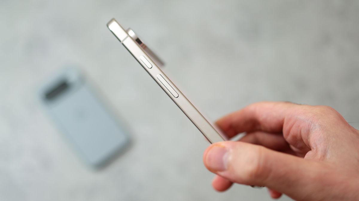 A photo of the Google Pixel 9 Pro and 9 Pro XL