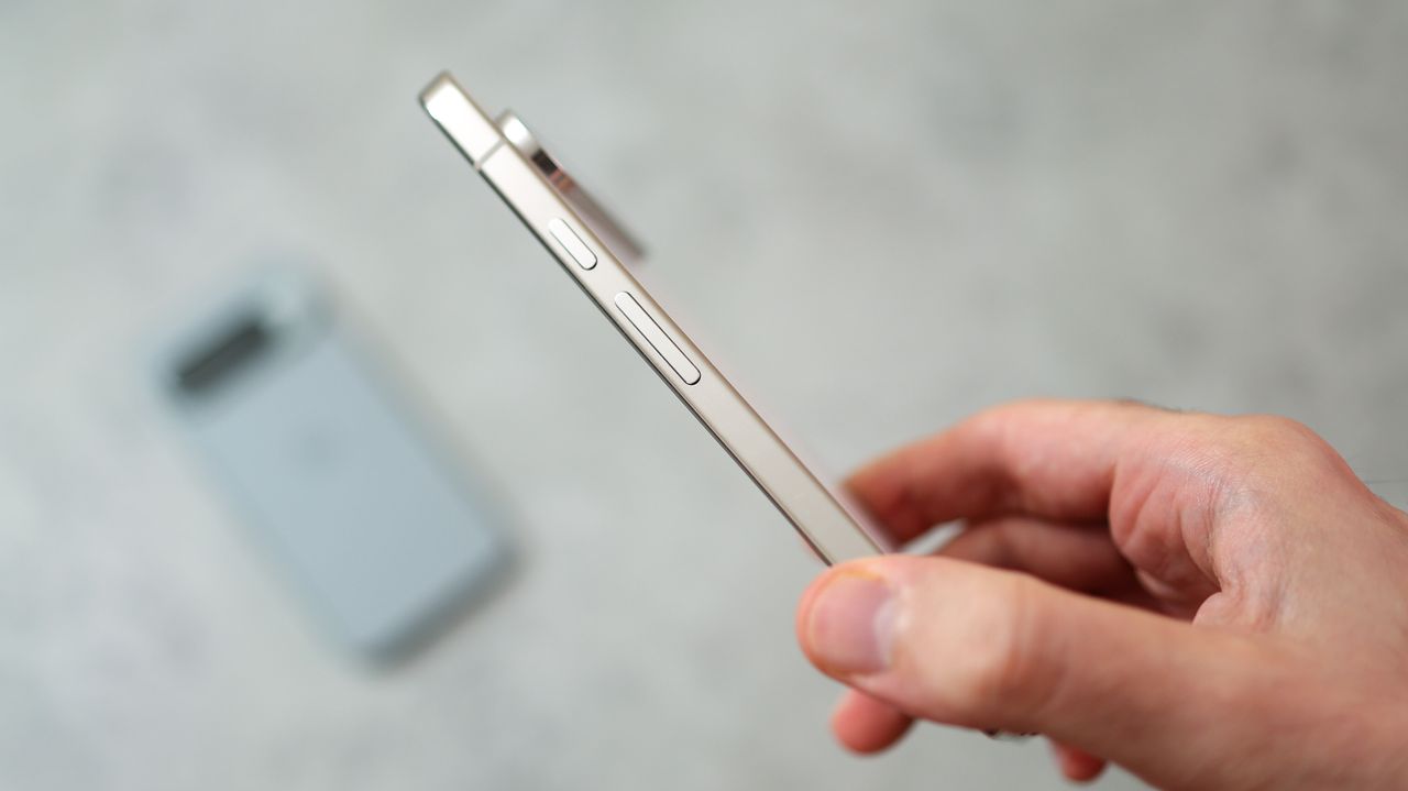 A photo of the Google Pixel 9 Pro and 9 Pro XL
