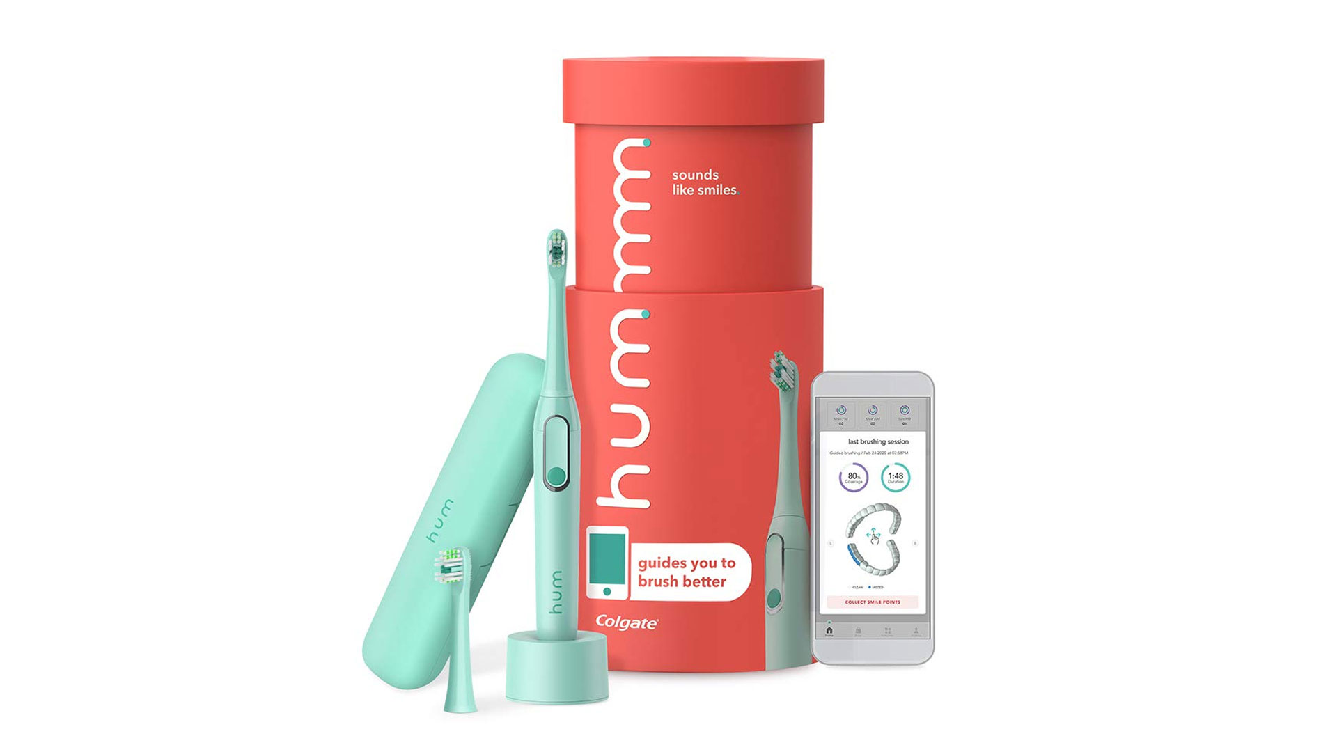 Best electric toothbrushes: image shows Hum by Colgate electric toothbrush