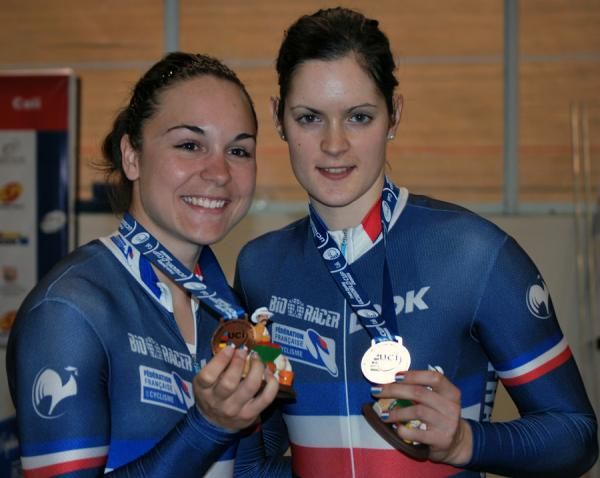 French duo Sandie Clair and Virginie Cueff took bronze in the team sprint.