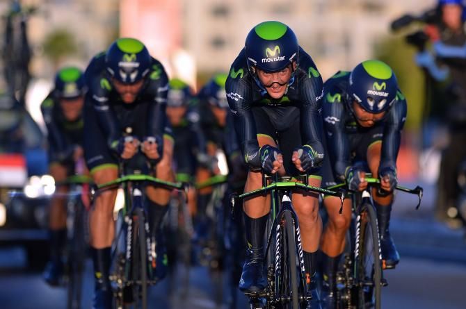 Movistar smashed the opening time trial of the Vuelta a Espa&ntilde;a