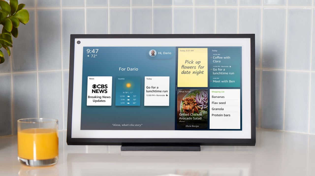 An Amazon Echo Show 15 