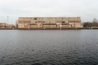 The industrial port in Andrejsala, the venue of this year’s Riga International Biennial of Contemporary Art