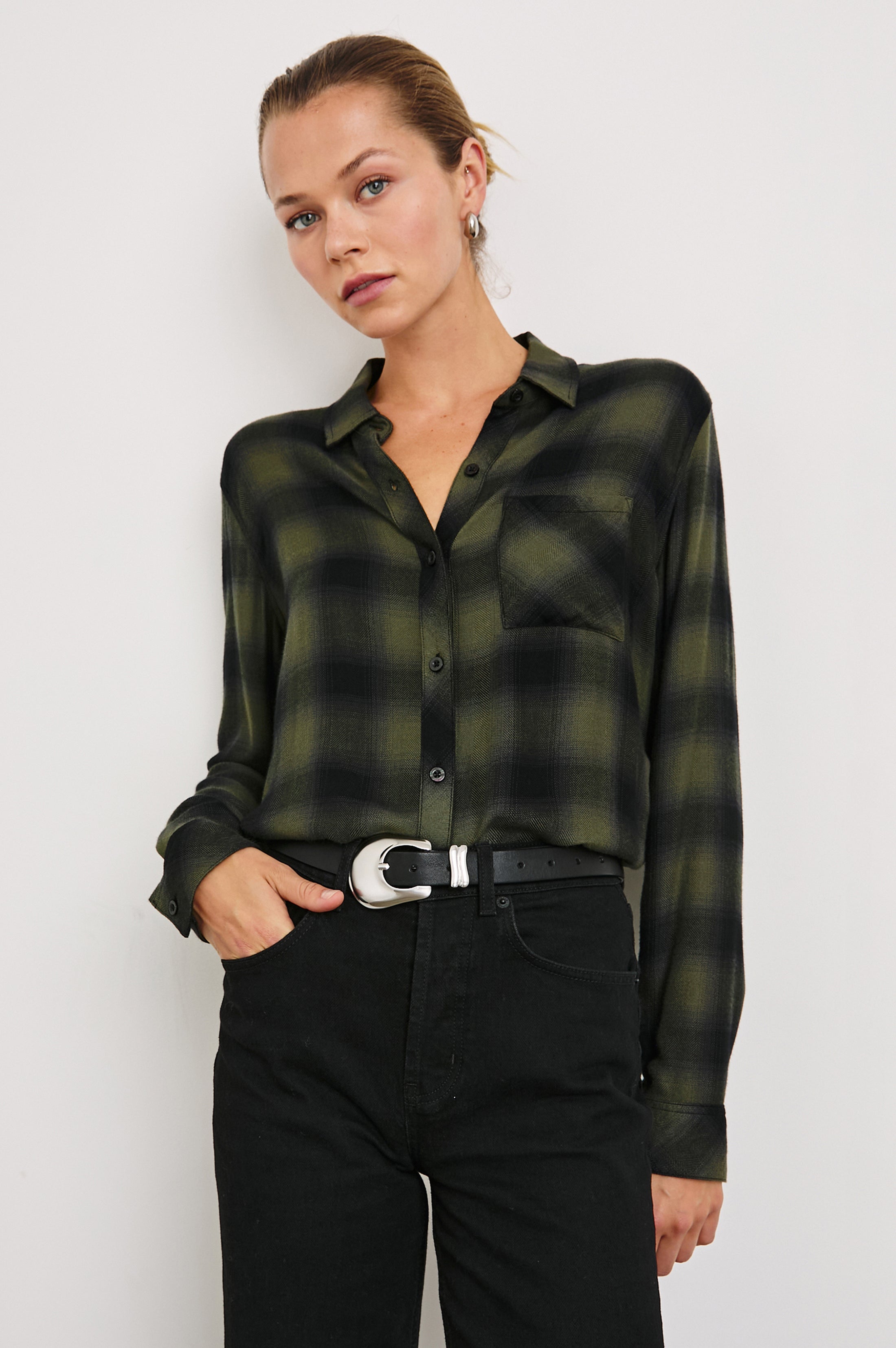 Hunter Shirt - Olive Shadow Onyx